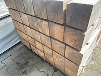 Ca. 14x douglas balken fijnbezaagd, 150x150mm, lengte 500cm - afbeelding 3 van  3