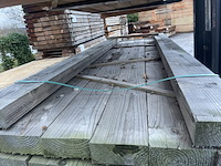 Ca. 14x douglas balken fijnbezaagd, 75x175mm, lengte 300cm - afbeelding 1 van  3