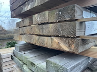 Ca. 14x douglas balken fijnbezaagd, 75x200mm, lengte 300cm - afbeelding 3 van  3