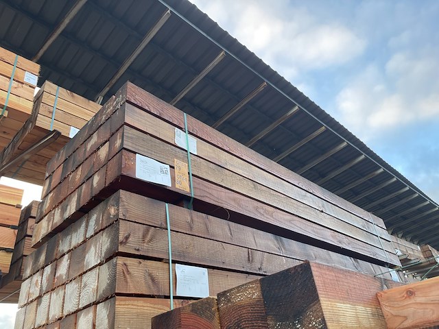 Ca. 14x douglas balken fijnbezaagd - afbeelding 4 van  4