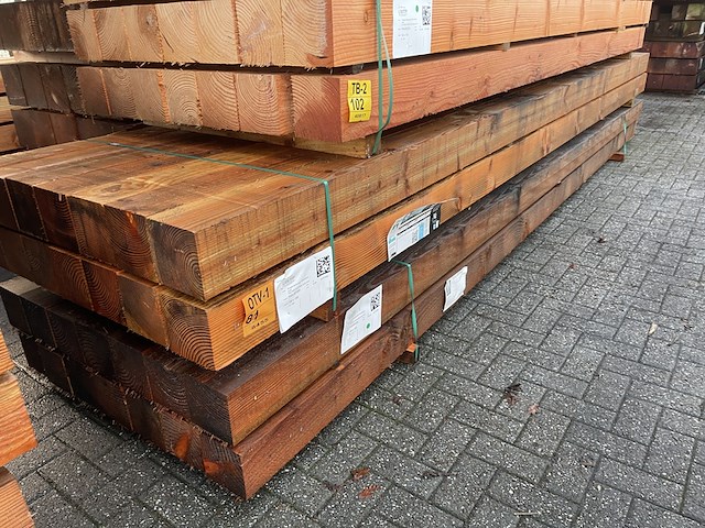 Ca. 14x douglas balken fijnbezaagd - afbeelding 4 van  4