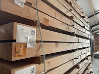 Ca. 14x douglas balken geschaafd, 140x140mm, lengte 400cm - afbeelding 4 van  4
