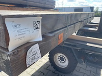 Ca. 14x douglas balken geschaafd, 140x140mm, lengte 400cm - afbeelding 2 van  3