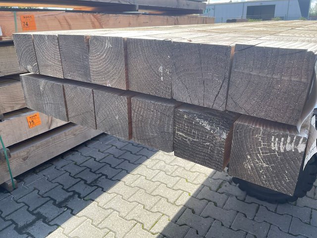 Ca. 14x douglas balken geschaafd, 140x140mm, lengte 400cm - afbeelding 3 van  3