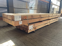 Ca. 14x douglas balken geschaafd, 140x140mm, lengte 500cm - afbeelding 4 van  4