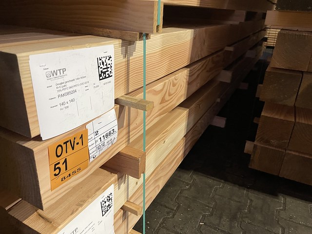 Ca. 14x douglas balken geschaafd - afbeelding 4 van  4