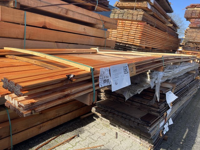 Ca. 14x douglas design- triple- deens profiel, 22x142mm, lengte 600cm - afbeelding 2 van  3