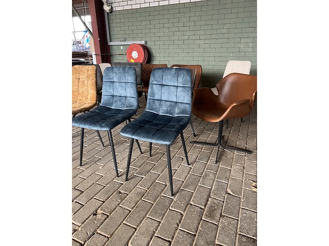 Ca. 14x eetkamerstoel, o.a. zuiver, dutchbone, byfonq - afbeelding 2 van  5