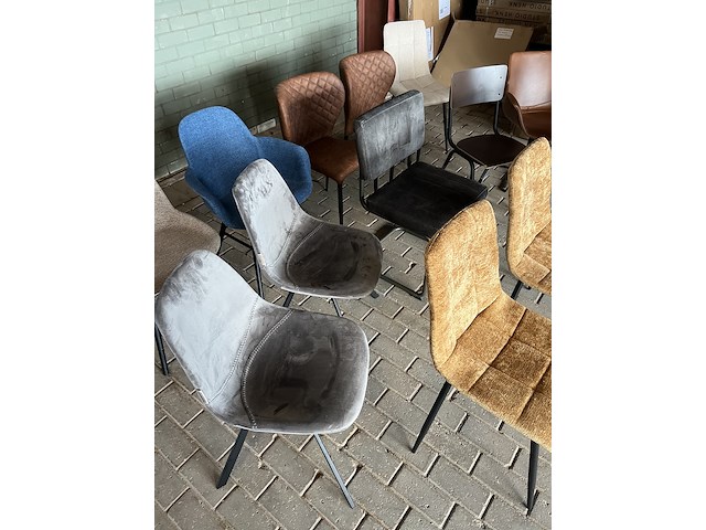 Ca. 14x eetkamerstoel, o.a. zuiver, dutchbone, byfonq - afbeelding 3 van  5