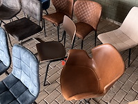 Ca. 14x eetkamerstoel, o.a. zuiver, dutchbone, byfonq - afbeelding 4 van  5