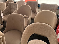 Ca. 14x eetkamerstoelen, beige - afbeelding 2 van  8