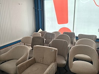 Ca. 14x eetkamerstoelen, beige - afbeelding 6 van  8