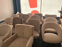 Ca. 14x eetkamerstoelen, beige - afbeelding 8 van  8