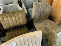 Ca. 14x eetkamerstoelen, groen - afbeelding 7 van  7