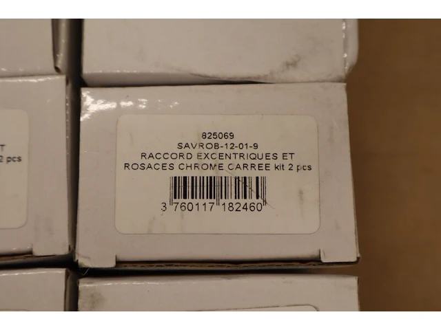 Ca. 14x excentrische aansluitingen met rozetten, savrob-12-01-9, chroom - afbeelding 8 van  8