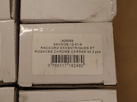 Ca. 14x excentrische aansluitingen met rozetten, savrob-12-01-9, chroom - afbeelding 8 van  8