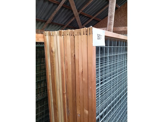 Ca. 14x gaaspanelen met houten rand - afbeelding 1 van  3