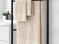 Ca. 14x handdoekenset 3-delig, lux-towels, 3-delig 600gsm, beige - afbeelding 3 van  3