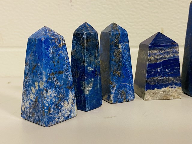 Ca. 14x lapis lazuli obelisken - afbeelding 2 van  8