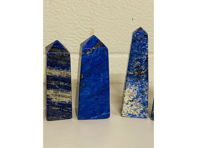 Ca. 14x lapis lazuli obelisken - afbeelding 8 van  8