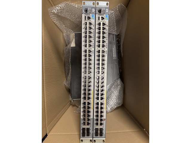 Ca. 14x managed gigabit/fast-ethernet switch - 2920-serie + procurve, hp, 2920-48g / 2920-24g / 2610-24 / 408, grijs, 2002-2018 - afbeelding 1 van  5