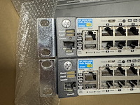 Ca. 14x managed gigabit/fast-ethernet switch - 2920-serie + procurve, hp, 2920-48g / 2920-24g / 2610-24 / 408, grijs, 2002-2018 - afbeelding 2 van  5