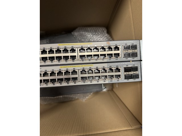 Ca. 14x managed gigabit/fast-ethernet switch - 2920-serie + procurve, hp, 2920-48g / 2920-24g / 2610-24 / 408, grijs, 2002-2018 - afbeelding 3 van  5