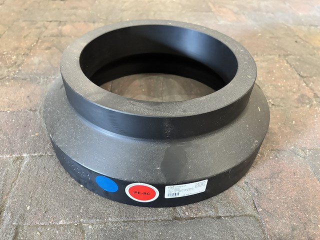 Ca. 14x pe verloopstukken, star kunststoffverarbeitungs gmbh, concentrisch verloopstuk (reducer concentric), zwart - afbeelding 2 van  4
