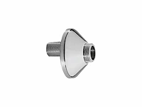 Ca. 14x s-koppeling met wandrozet ideal standard, b960019aa, chroom