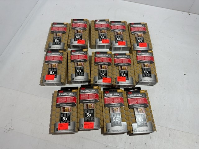 Ca. 14x sandblaster ultra flexible schuurspons p180, 3m, 9180sbe, geel/goud - afbeelding 1 van  4