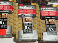 Ca. 14x sandblaster ultra flexible schuurspons p180, 3m, 9180sbe, geel/goud - afbeelding 3 van  4