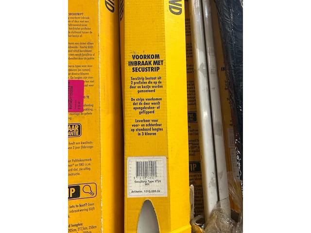 Ca. 14x secustrip deurbeveiliging, inbraak werend - afbeelding 4 van  5