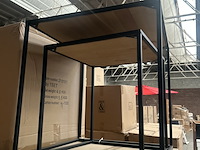 Ca. 14x set van 2 rotan bijzettafels, crate & cargo - afbeelding 2 van  4