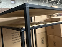 Ca. 14x set van 2 rotan bijzettafels, crate & cargo - afbeelding 3 van  4