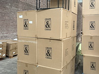 Ca. 14x set van 2 rotan bijzettafels, crate & cargo - afbeelding 4 van  4