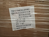 Ca. 14x set van 3 houten bakken met zwart gaas - afbeelding 2 van  6