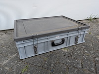 Ca. 14x stapelbare kunststof koffer, engels, e-line - afbeelding 4 van  7