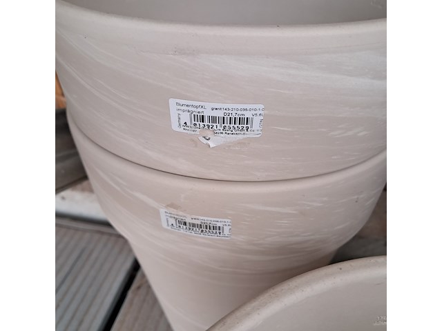 Ca. 14x stenen bloempot - afbeelding 8 van  10