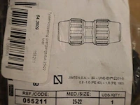 Ca. 14x tyleenkoppelingen jimten, j-63, zwart