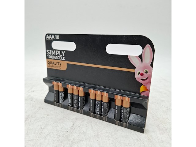 Ca. 14x verpakking a 10 batterijen, duracell, aaa - afbeelding 1 van  4