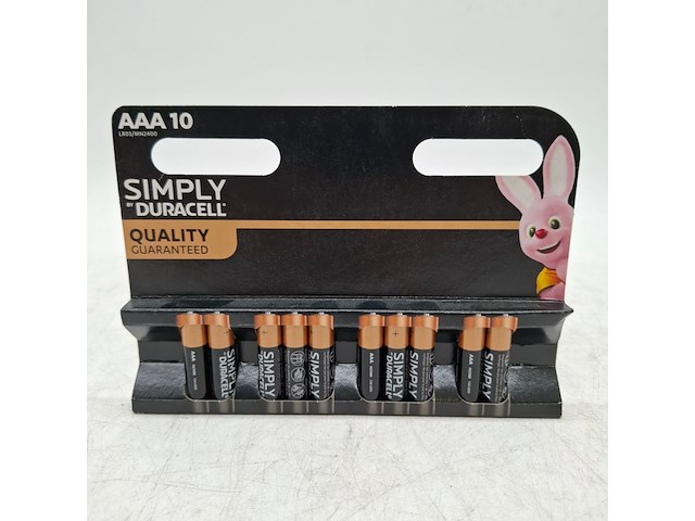 Ca. 14x verpakking a 10 batterijen, duracell, aaa - afbeelding 2 van  4