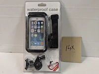 Ca. 14x waterproof telefoonhouder, zwart - afbeelding 2 van  3