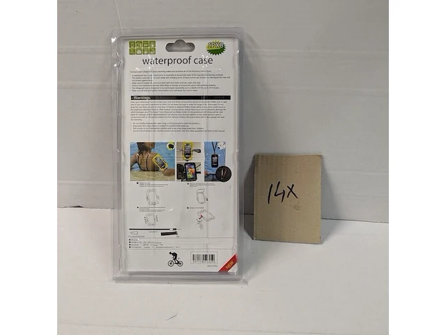 Ca. 14x waterproof telefoonhouder, zwart - afbeelding 3 van  3