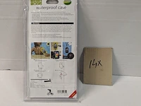 Ca. 14x waterproof telefoonhouder, zwart - afbeelding 3 van  3