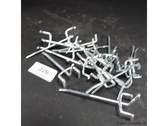 Ca. 15 haken voor winkeldisplay l10cm - afbeelding 1 van  3