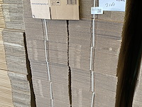 Ca. 1500x verzenddozen 18x15x12cm zware enkelgolf, bruin - afbeelding 1 van  3