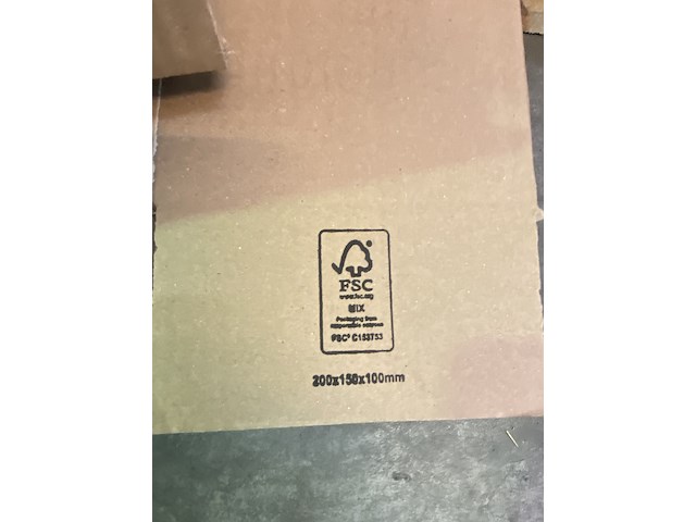 Ca. 1500x verzenddozen 20x15x10cm, bruin - afbeelding 3 van  3