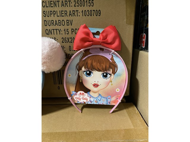 Ca. 150x diverse fleurige haarbanden - afbeelding 3 van  5