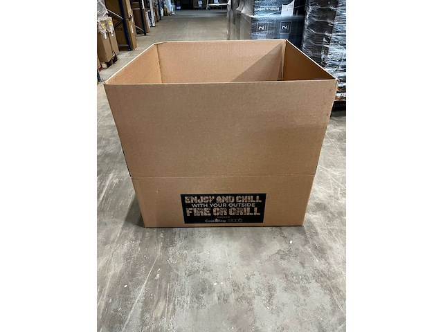 Ca. 150x grote verzenddozen 100x100x40cm dubbelgolf, bruin - afbeelding 2 van  3