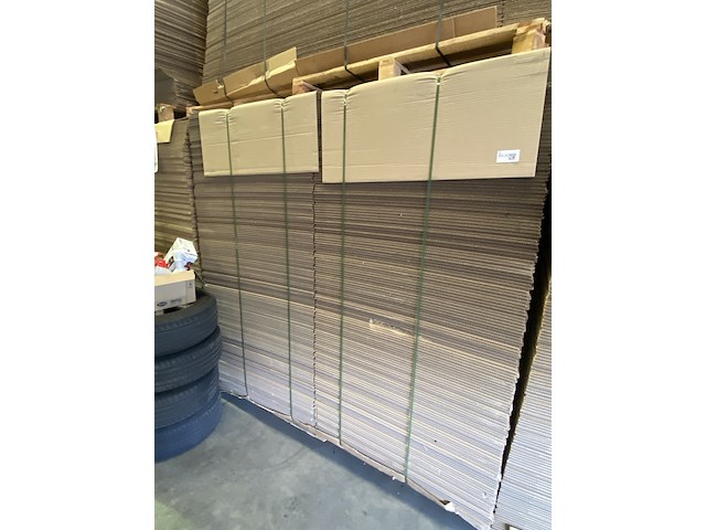 Ca. 150x grote verzenddozen 100x100x40cm dubbelgolf, bruin - afbeelding 1 van  3